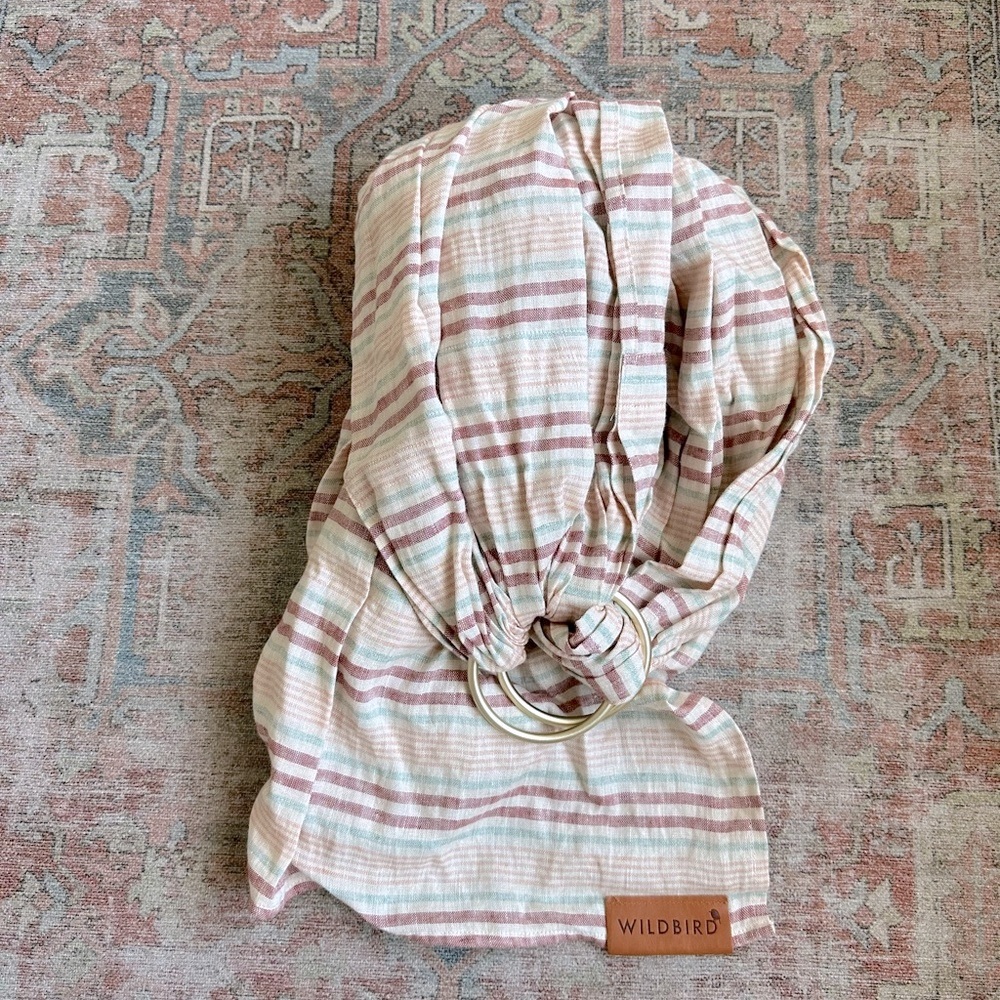 WildBird Ring Sling in Pipra Stripe